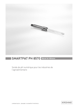 KROHNE SMARTPAT PH 8570 Manuel utilisateur