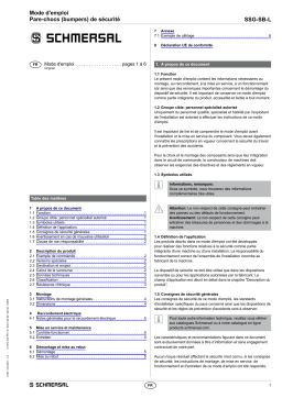 schmersal SSG-SBL Mode d'emploi