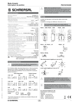 schmersal PS215-Z12-K210 Position switches Mode d'emploi