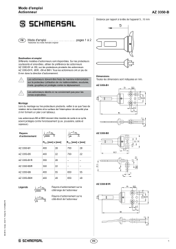 schmersal AZ3350-B5 Mode d'emploi