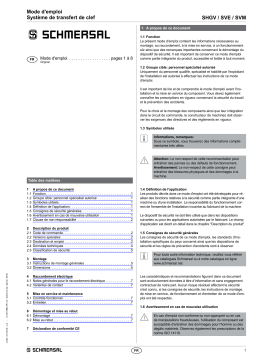 schmersal SVE2/SR/xxxoo/oo-3OE-24VDC Mode d'emploi