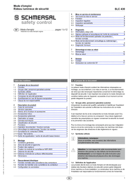 schmersal SLC 430-E/R0236-30-RF-SYS Mode d'emploi