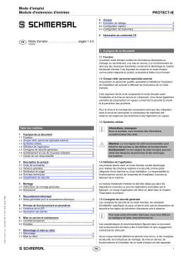 schmersal PROTECT-IE-11-SK Input expander Mode d'emploi