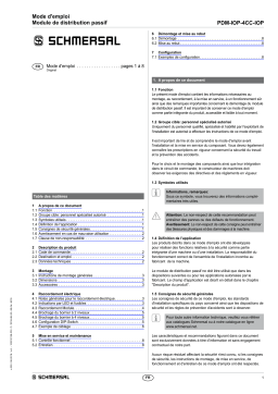 schmersal PDM-IOP-4CC-IOP Input expander Mode d'emploi