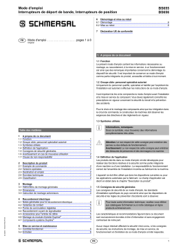 schmersal BS656-Z22-G115 Position switch Mode d'emploi