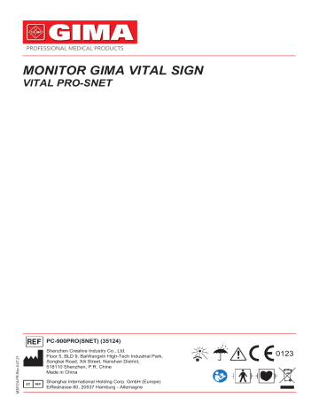 Gima 35124 VITAL PRO MONITOR Manuel du propriétaire | Fixfr