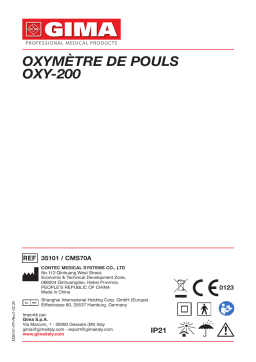 Gima 35101 OXY-200 DESKTOP PULSE OXIMETER Manuel du propriétaire