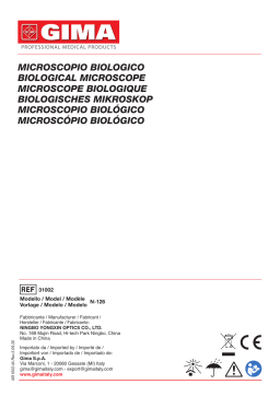 Gima 31002 LED BIOLOGICAL MICROSCOPE - 40 - 1600X Manuel du propriétaire
