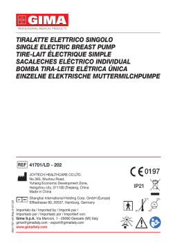 Gima 41701 SINGLE ELECTRIC BREAST PUMP Manuel du propriétaire