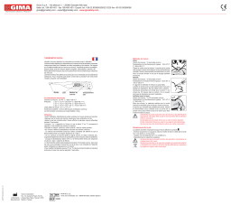 Gima 25556 INSTANT DIGITAL THERMOMETER °C - hang box Manuel du propriétaire