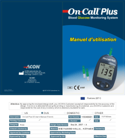 Gima 23896 PLUS GLUCOSE MONITOR KIT mg/dL Manuel du propriétaire