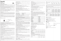 Gima 23511 iHEALTH GLUCOSE STRIPS for 23510 Manuel du propriétaire