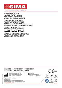 Gima 30637 US BIPOLAR CABLE for MB 120F-200D/F-250-300D-400-400D Manuel du propriétaire