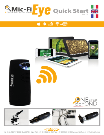 Gima 32185 MIC Wi-Fi & USB CAMERA (C-mount) Manuel du propriétaire | Fixfr