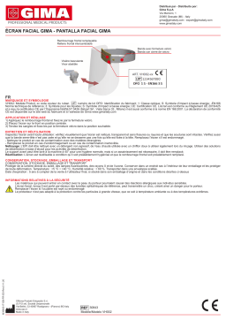 Gima 30843 PROTECTIVE SHIELD - liftable Manuel du propriétaire