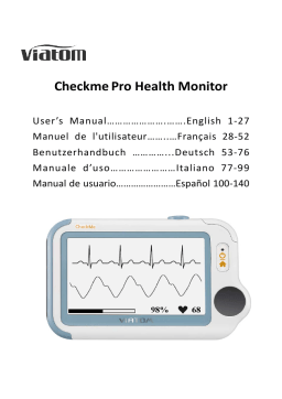 Gima 35187 CHECKME PRO VITAL SIGNS MONITOR Manuel du propriétaire