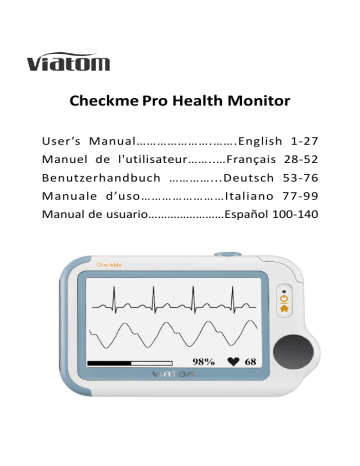 35186 | Gima 35187 CHECKME PRO VITAL SIGNS MONITOR Manuel du propriétaire | Fixfr