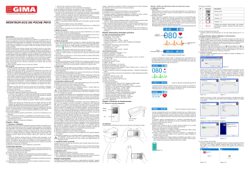 Gima 33246 PM10 PALM ECG Manuel du propriétaire | Fixfr