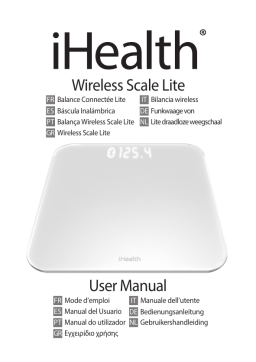 Gima 23506 iHEALTH HS4 WIRELESS SCALE Manuel du propriétaire