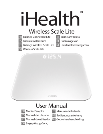 Gima 23506 iHEALTH HS4 WIRELESS SCALE Manuel du propriétaire | Fixfr