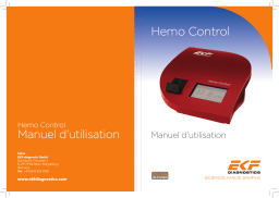 Gima 23994 HEMO CONTROL: hemoglobin and hematocrit measurer Manuel du propriétaire
