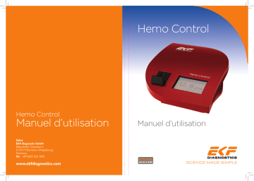 Gima 23994 HEMO CONTROL: hemoglobin and hematocrit measurer Manuel du propriétaire | Fixfr