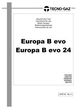 Gima 35657 EUROPA B EVO AUTOCLAVE - 24 litres - 230V Manuel du propriétaire