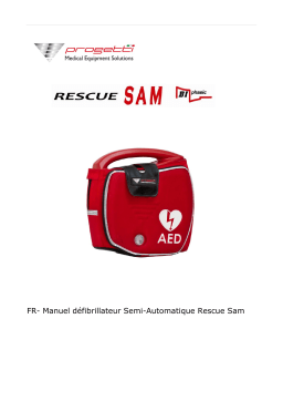 Gima 33430 RESCUE SAM AED DEFIBRILLATOR Manuel du propriétaire