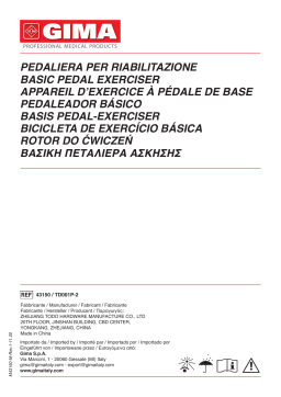 Gima 43150 BASIC PEDAL EXERCISER Manuel du propriétaire