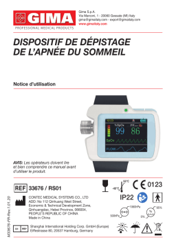 Gima 33676 SLEEP APNEA SCREEN METER Manuel du propriétaire