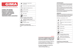 Gima 20580 S/S UTILITY AND BANDAGES SCISSORS 7.5" - 19 cm - black Manuel du propriétaire