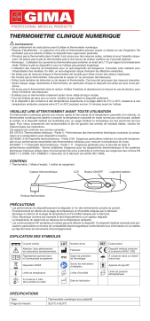 Gima 25564 VALUE DIGITAL THERMOMETER °C Manuel du propriétaire