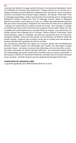 80006 | 80007 | Gima 80005 MOUTH OPENER - 7 cm Manuel du propriétaire | Fixfr