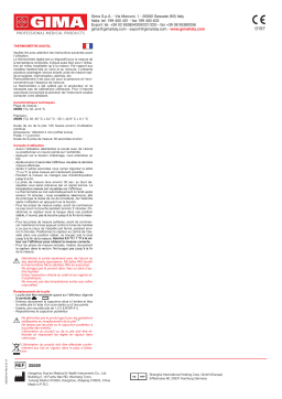 Gima 25559 DIGITAL THERMOMETER °C - display Manuel du propriétaire