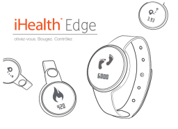 Gima 23531 iHEALTH EDGE WIRELESS ACTIVITY AND SLEEP TRACKER Manuel du propriétaire