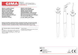 Gima 22520 GOUGE HANDLE Manuel du propriétaire