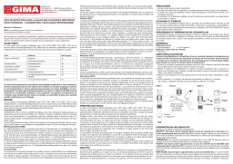 Gima 24566 MULTI DRUG SALIVA MIDSTREAM TEST - 6 drugs, 8 parameters - professional Manuel du propriétaire