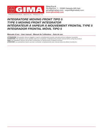Gima 35952 CLASS 5 MOVING FRONT INTEGRATOR Manuel du propriétaire | Fixfr