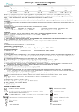 Gima 35269 SpO2 ADULT PROBE for NOVAMETRIX - 3.0 m cable Manuel du propriétaire