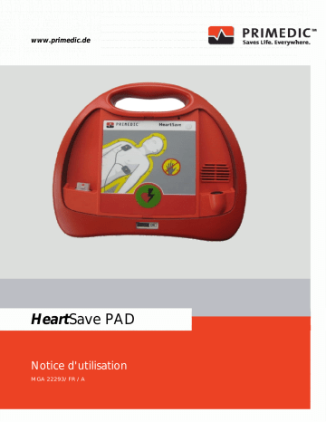 Gima 33398 PRIMEDIC HEART SAVE PAD - Defibrillator Manuel du propriétaire | Fixfr