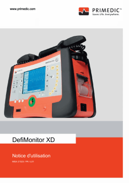 Gima 35377 DefiMonitor XD DEFIBRILLATOR manual + AED Manuel du propriétaire