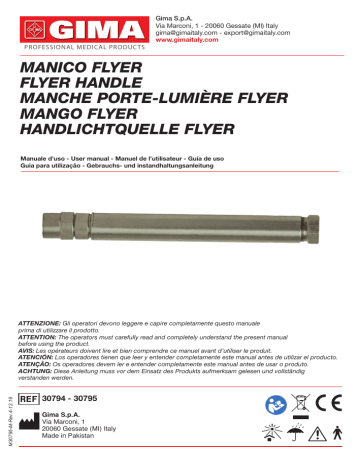 30795 | Gima 30794 LED FLYER HANDLE Manuel du propriétaire | Fixfr