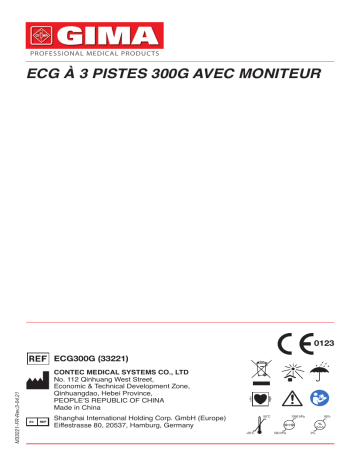 Gima 33221 300G ECG - 3 channel Manuel du propriétaire | Fixfr