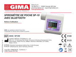 Gima 33535 SP-10 POCKET SPIROMETER Manuel du propriétaire