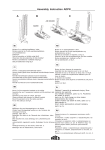 SystemAir ADPK1 Pendulum mounting set Manuel du propri&eacute;taire