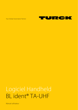 turck BL ident Software TA-UHF Manuel utilisateur