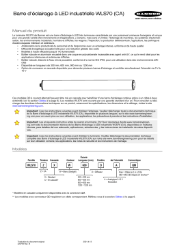 turck WLS70 AC Linear Light Mode d'emploi