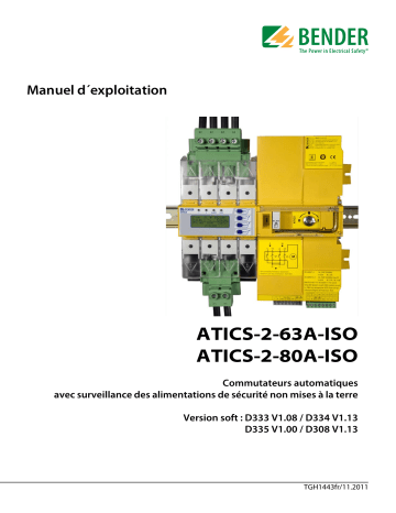 Bender ATICS-…-ISO Manuel du propriétaire | Fixfr
