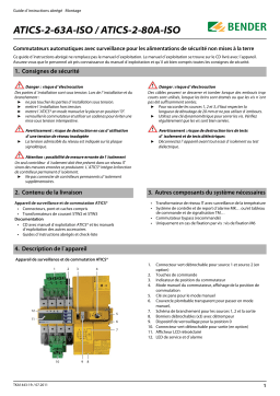 Bender ATICS-…ISO Mode d'emploi