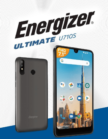 Energizer U710S Manuel utilisateur | Fixfr